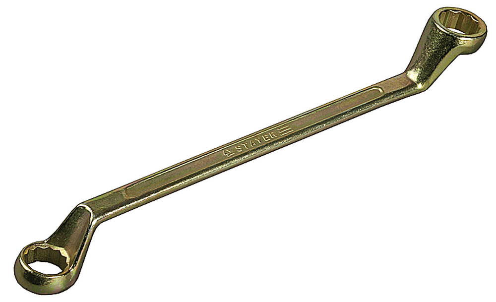 Фото Накидной гаечный ключ изогнутый 21 х 23 мм, STAYER {27130-21-23}