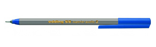 Фото Капиллярная ручка Edding для бумаги и картона, круглый наконечник, 0,3 мм, синий {E-55#3}