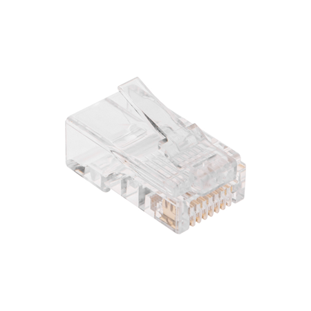 Фото Разъем cквозной RJ-45 (8P8C) под витую пару, UTP, CAT 5e REXANT {05-1020}