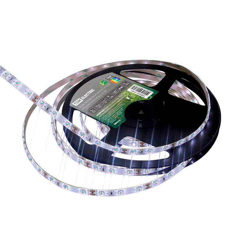 Фото Лента светодиодная SMD5050-60-20-12-144-RGB 60LED/м, IP20, 12В, 14.4Вт, RGB, (У) TDM {SQ0331-0185}