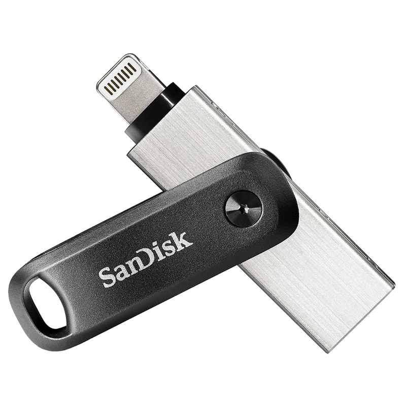 Фото Флеш накопитель 256GB SanDisk iXpand Go USB3.0/Lightning {SDIX60N-256G-GN6NE}
