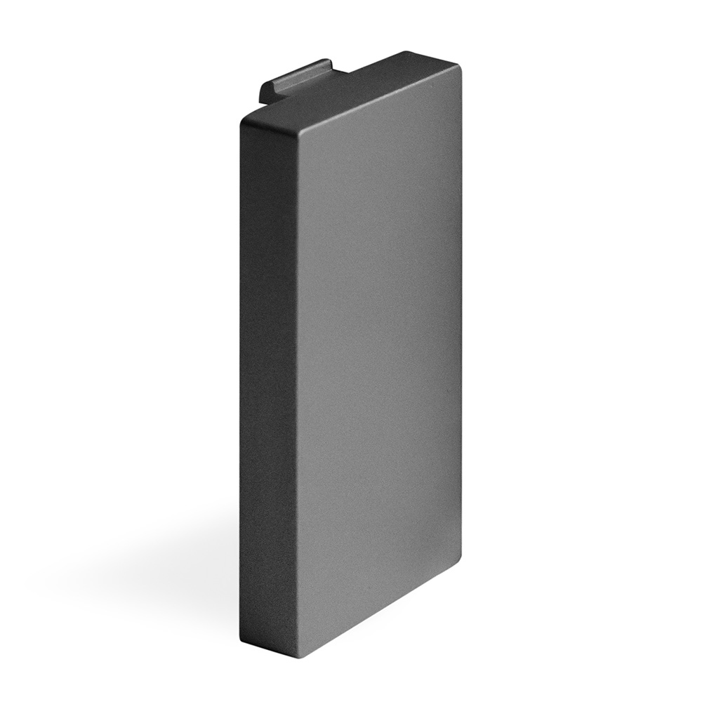 Фото Заглушка серая, 1/2, модуль, Vell {GY-Blank}