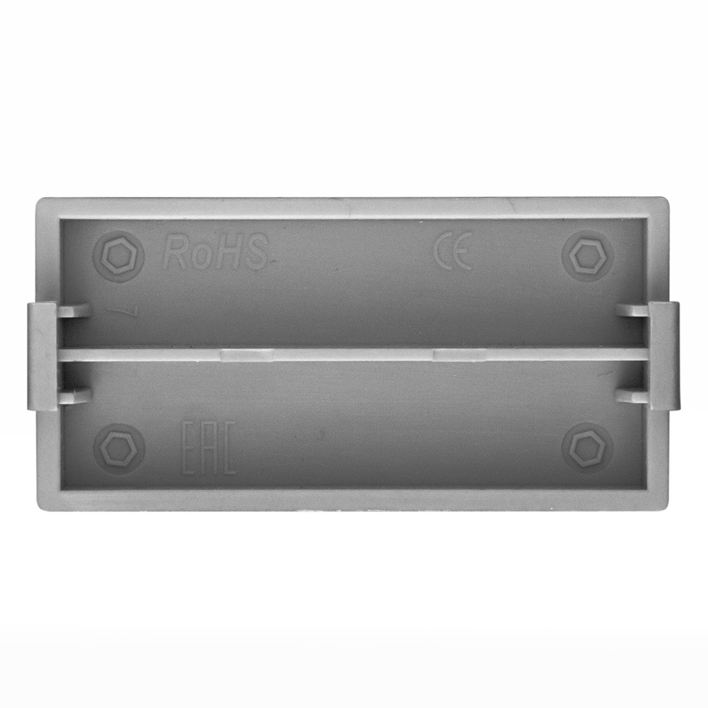 Фото Заглушка серая, 1/2, модуль, Vell {GY-Blank} (1)