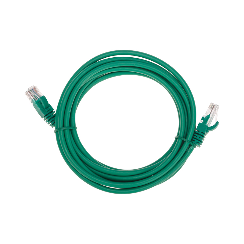 Фото Патч-корд U/UTP, CAT 6, RJ45-RJ45, 26AWG, LSZH, зеленый, 3м REXANT {02-0296-3}