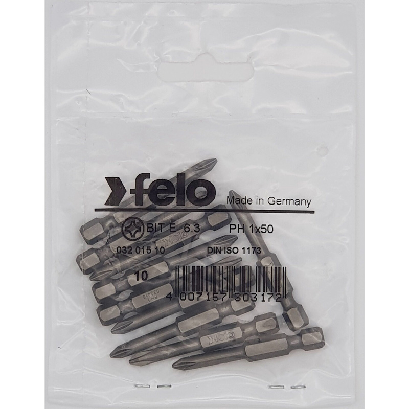 Фото Felo Бита крестовая серия Industrial PH 1X50, 10 шт 03201510 (1)