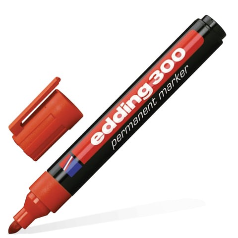 Фото Перманентный маркер Edding E-300 коричневый, круглый наконечник 1,5-3 мм {E-300#7}