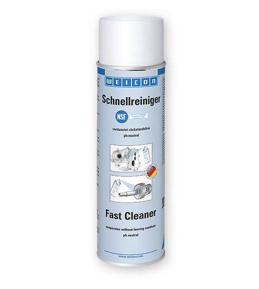 Фото Очиститель и обезжириватель Weicon Fast Cleaner Spray для чувствительных материалов, спрей (500 мл) {wcn11212500}