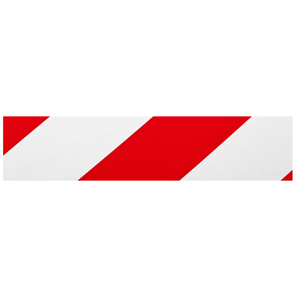 Фото Разметочная клейкая лента, ЗУБР Профессионал 12248-50-25, цвет красно-белый, 50мм х 25м (1)