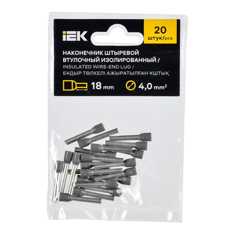 Фото Наконечник НШВИ 4.0-18 сер. IEK UGN11-004-018-020 (1)