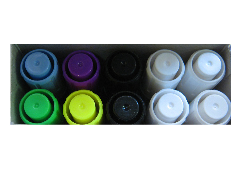 Фото Набор маркеров Edding для стеклянной доски, круглый наконечник, 2-3 мм, 6 цветов (10 шт.) {E-90#10S} (1)