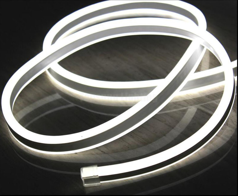 Фото Гибкий неон LED SMD 8х16 мм, односторонний, белый, 120 LED/м, 5 м {131-005}