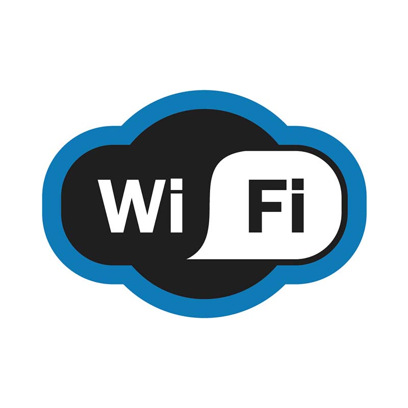 Фото Наклейка информационный знак «Зона Wi-Fi» с хедером; 150х200 мм REXANT {56-0017-3}