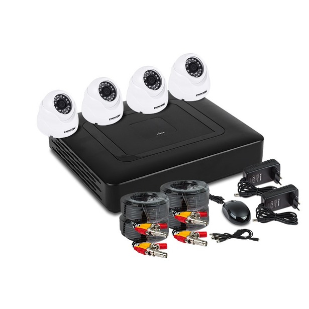 Фото Комплект видеонаблюдения ProConnect, на 4 внутренние камеры AHD-M (без HDD) {45-0403}