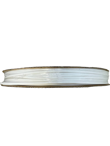 Фото Термоусаживаемая трубка Vell, усадка в 2 раза, 2,0 / 1,0 мм, 200 метров, белая {337592}