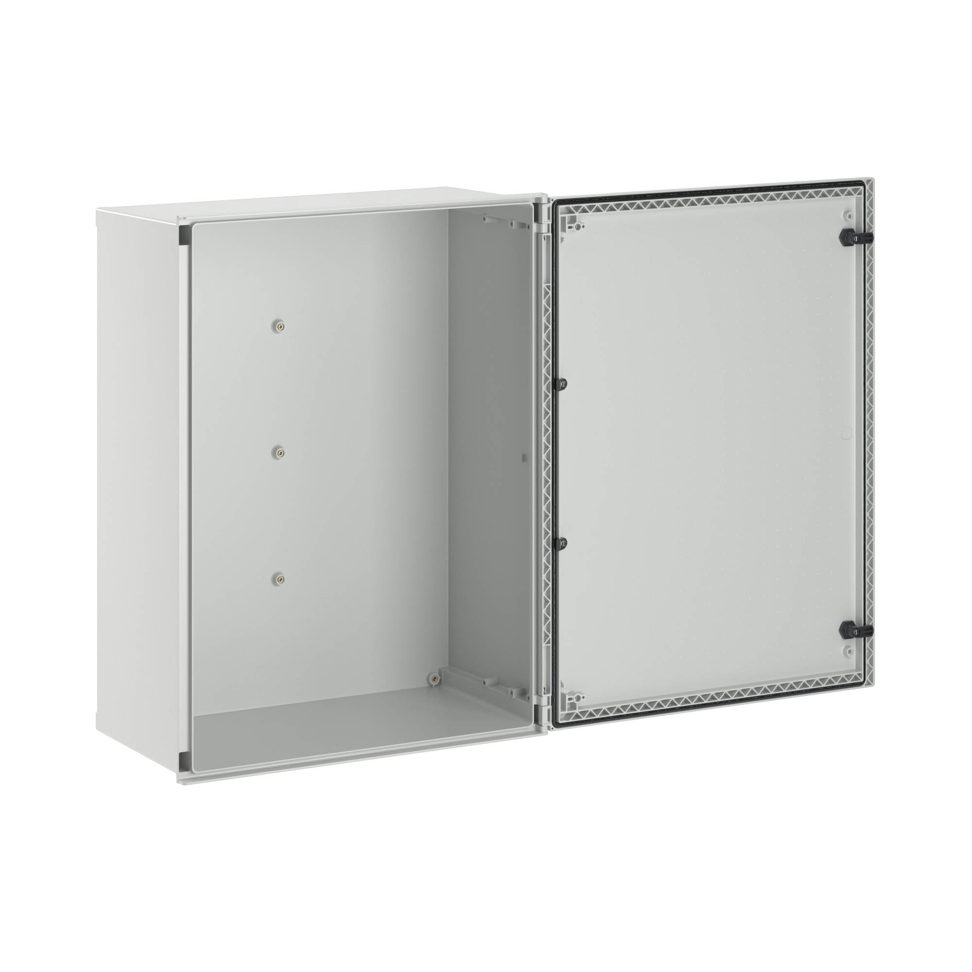 Фото DKC Цельный навесной шкаф из фибергласа без МП со сплошной дверью 800х600х300 мм {CN50863} (3)