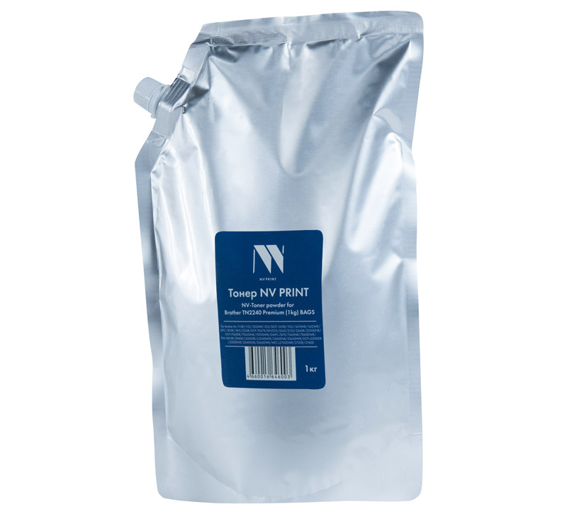 Фото Тонер NV PRINT for Brother TN2240 Premium (1KG) BAGS {B1378}