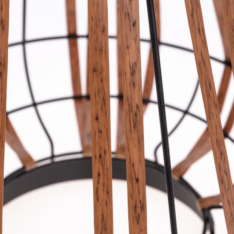 Фото Светильник садовый Тростник, 35,5см, 3000К, встроенный аккумулятор, солнечная панель, коллекция Бали REXANT {602-2410} (1)