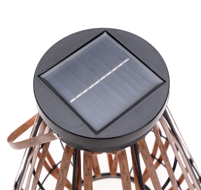 Фото Светильник садовый Тростник, 35,5см, 3000К, встроенный аккумулятор, солнечная панель, коллекция Бали REXANT {602-2410} (4)