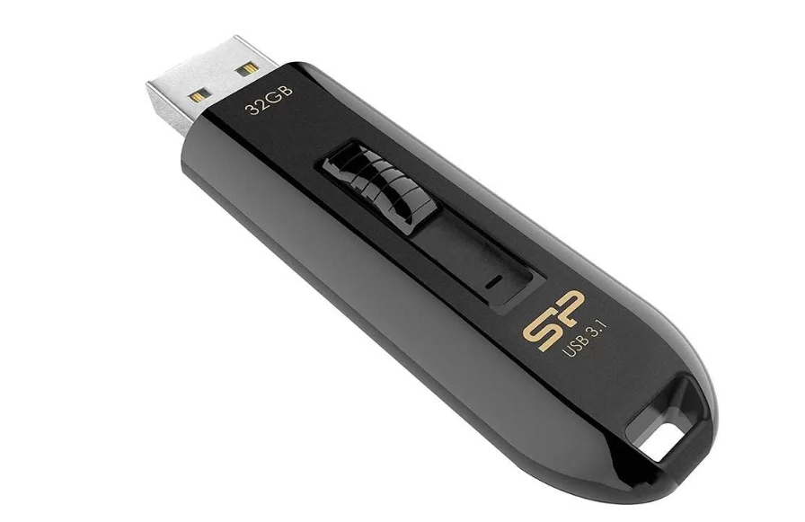 Фото Флеш накопитель 32Gb Silicon Power Blaze B21, USB 3.2, Черный {SP032GBUF3B21V1K}