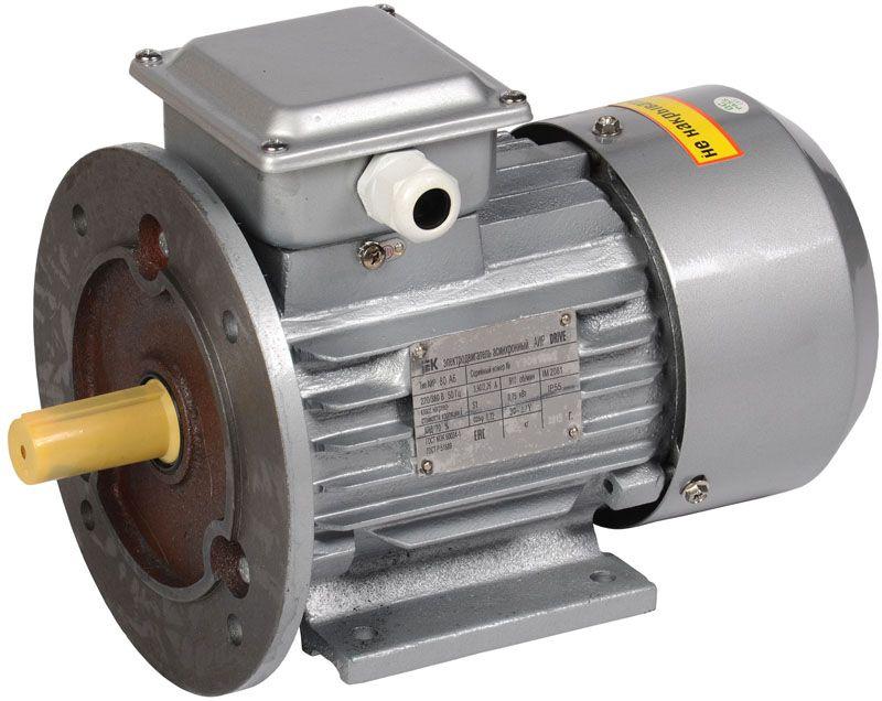 Фото Электродвигатель АИР DRIVE 3ф 80A6 380В 0.75кВт 1000об/мин 2081 ИЭК DRV080-A6-000-7-1020