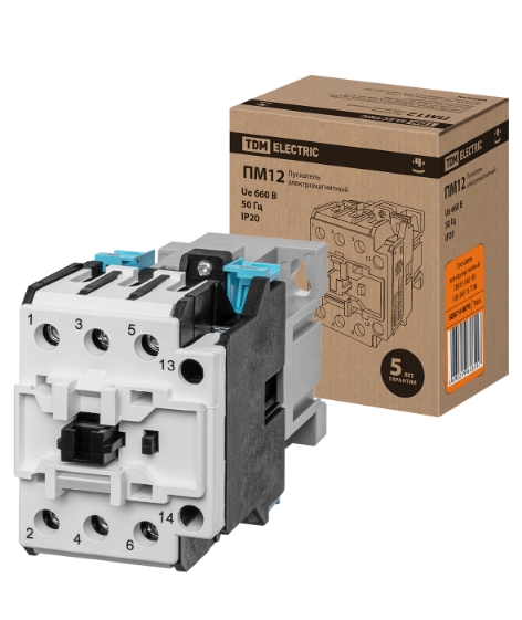 Фото Пускатель электромагнитный ПМ12-040150 У3В 36В 1з TDM {SQ0714-0070}
