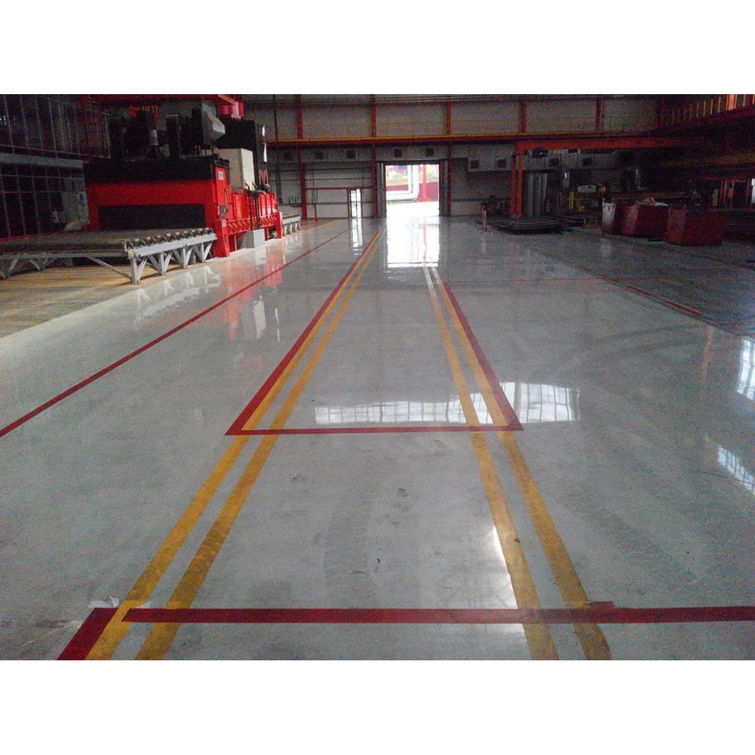 Фото Лента ПВХ для разметки и маркировки, длина 33 м, ширина 150 мм, красная, 0,15 мм {KMSR15033} (1)