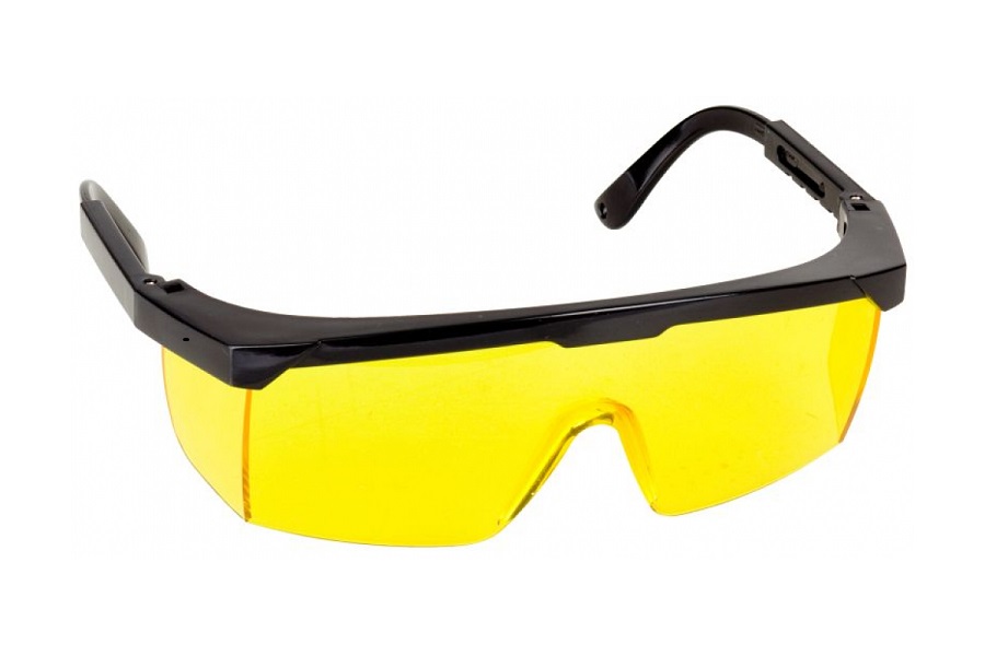 Фото Желтые, очки защитные открытого типа, регулируемые по длине дужки STAYER OPTIMA {2-110453_z01}