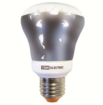 Фото Лампа энергосберегающая КЛЛ- R50-7 Вт-2700 К–Е14 TDM {SQ0323-0101}
