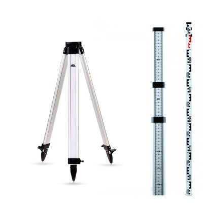 Фото КОМПЛЕКТ Нивелир ADA PROF X32 + Рейка ADA STAFF 5 + Штатив на винтах ADA Light S {А00119_К1} (1)