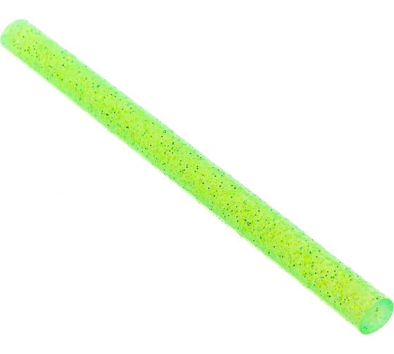 Фото Клей для клеевого пистолета ПРАКТИКА цветной, с блестками, 7 х 100 мм, 12шт / блистер {790-236} (2)