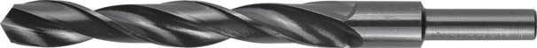 Фото Сверло по металлу ЗУБР Мастер, быстрорежущая сталь, класс В, хвостовик 13мм, 29605-17.5, d=17,5 мм
