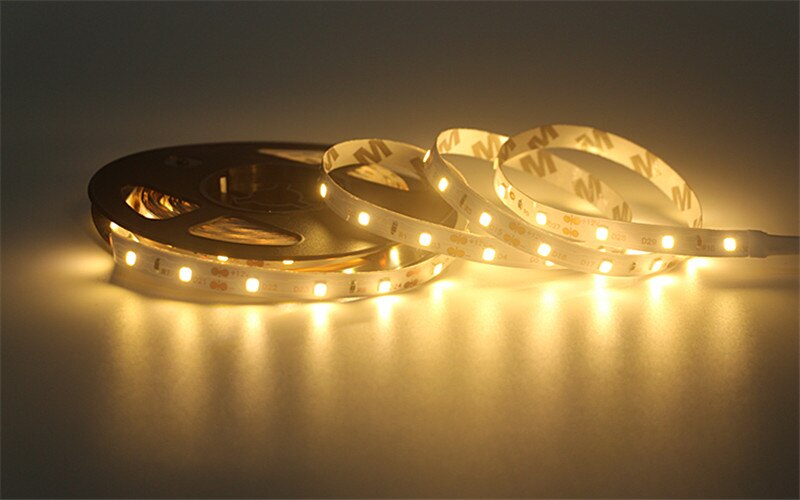 Фото Светодиодная лента LED 6 мм, теплый белый, SMD 2835, 60 LED/м, 12 В, Lamper {141-526} (1)