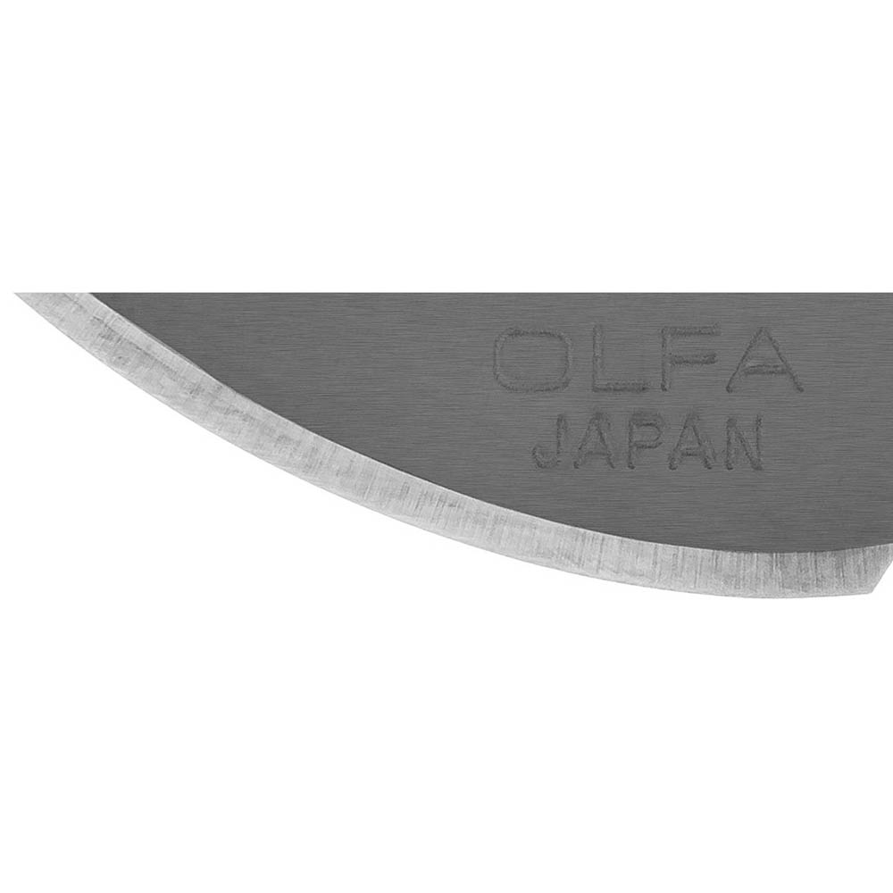 Фото Лезвия OLFA закругленные для ножа AK-4, 6(8)х38х0,45мм, 5шт {OL-KB4-R/5} (1)