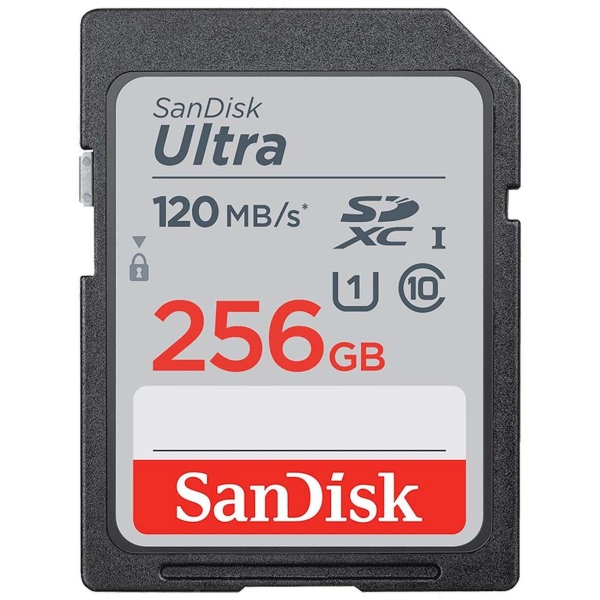 Фото Флеш карта SD 256GB SanDisk SDXC Class 10 UHS-I Ultra 120MB/s {SDSDUN4-256G-GN6IN}