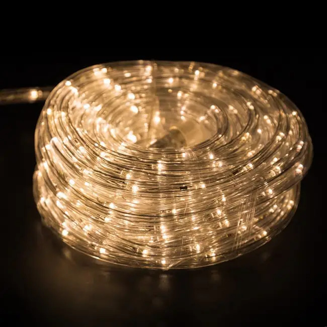Фото Дюралайт LED, свечение с динамикой (3W), 24 LED/м, ТЕПЛЫЙ БЕЛЫЙ, 14м {121-326-14}