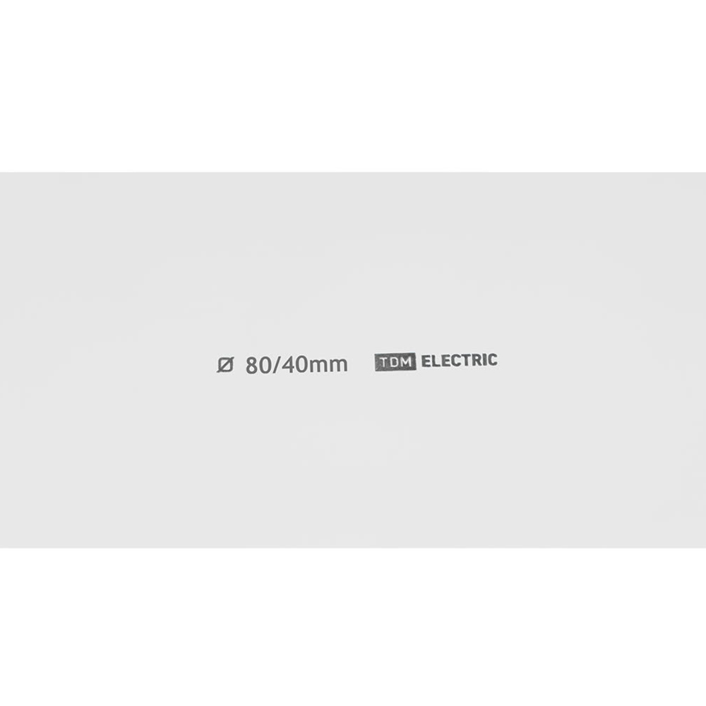 Фото Термоусаживаемая трубка ТУТнг 80/40 белая TDM {SQ0518-0134} (2)