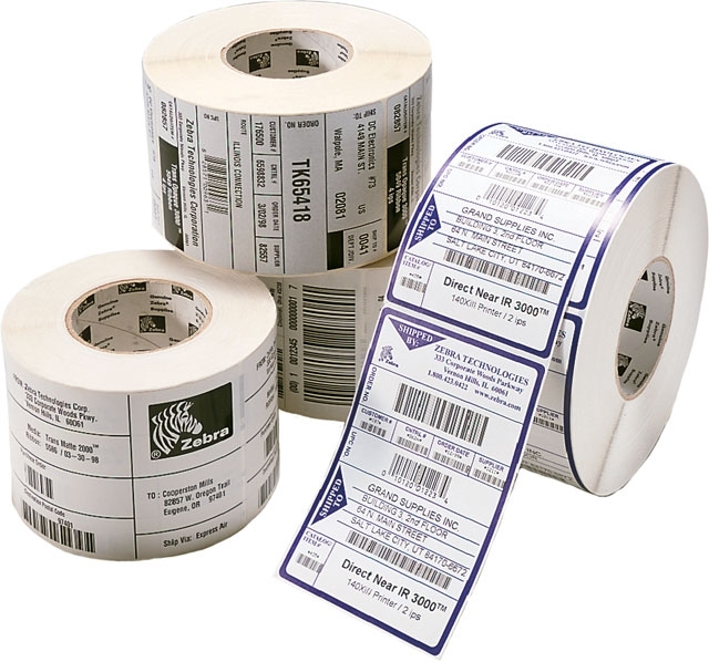 Фото Этикетки Zebra Z-Ultimate 3000T White 38х13 мм (9449 эт.) {76534}