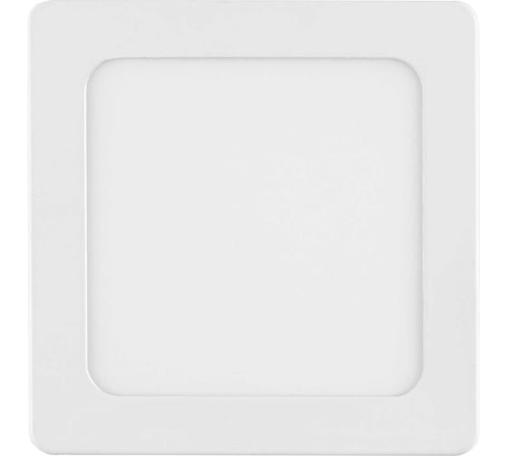 Фото Светильник светодиодный накладной "Даунлайт НАРОДНЫЙ" квадрат СПО (белый) алюминий 6Вт 3000К {SQ0329-4200} (2)