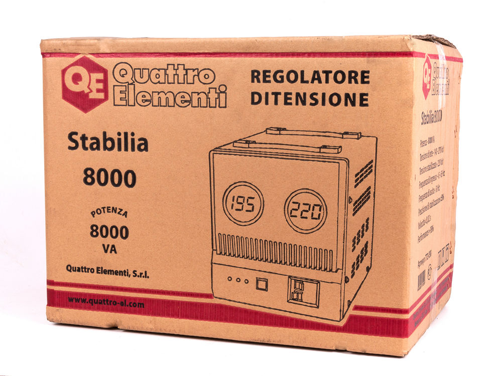 Фото Стабилизатор напряжения Quattro Elementi Stabilia 8000 (8000 ВА, 140-270 В, 16,5 кг, байпас) {772-098} (5)