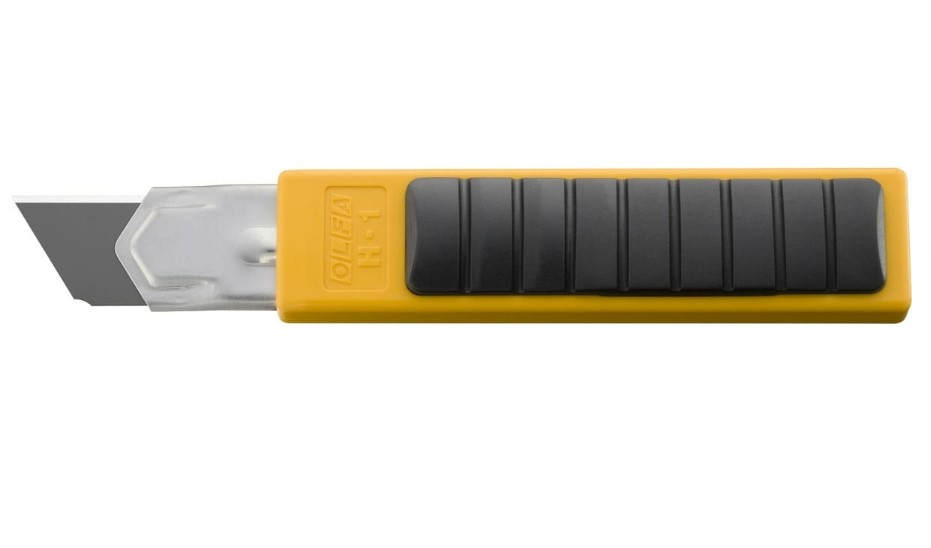 Фото Нож OLFA 25 мм, в комплекте с лезвиями EXCEL BLACK 5 шт {OL-H-1BB/5BB} (2)