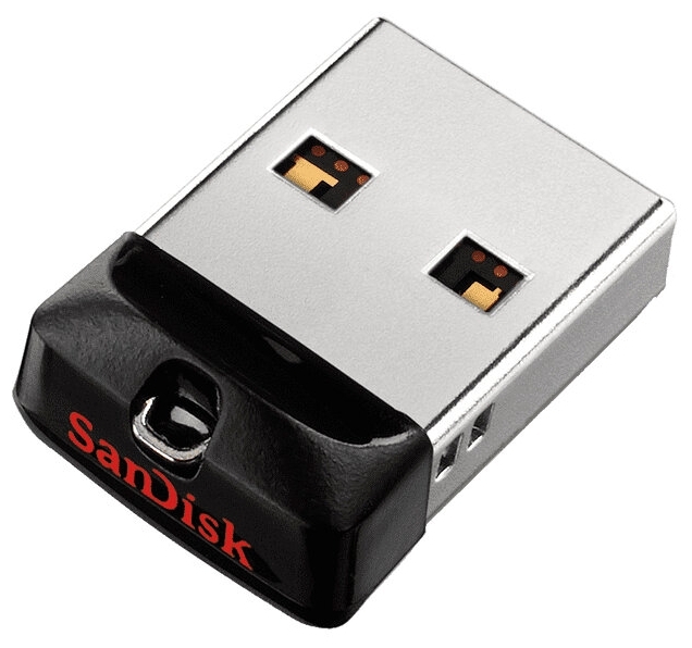 Фото Флеш накопитель 64GB SanDisk CZ33 Cruzer Fit, USB 2.0, Black {SDCZ33-064G-G35}