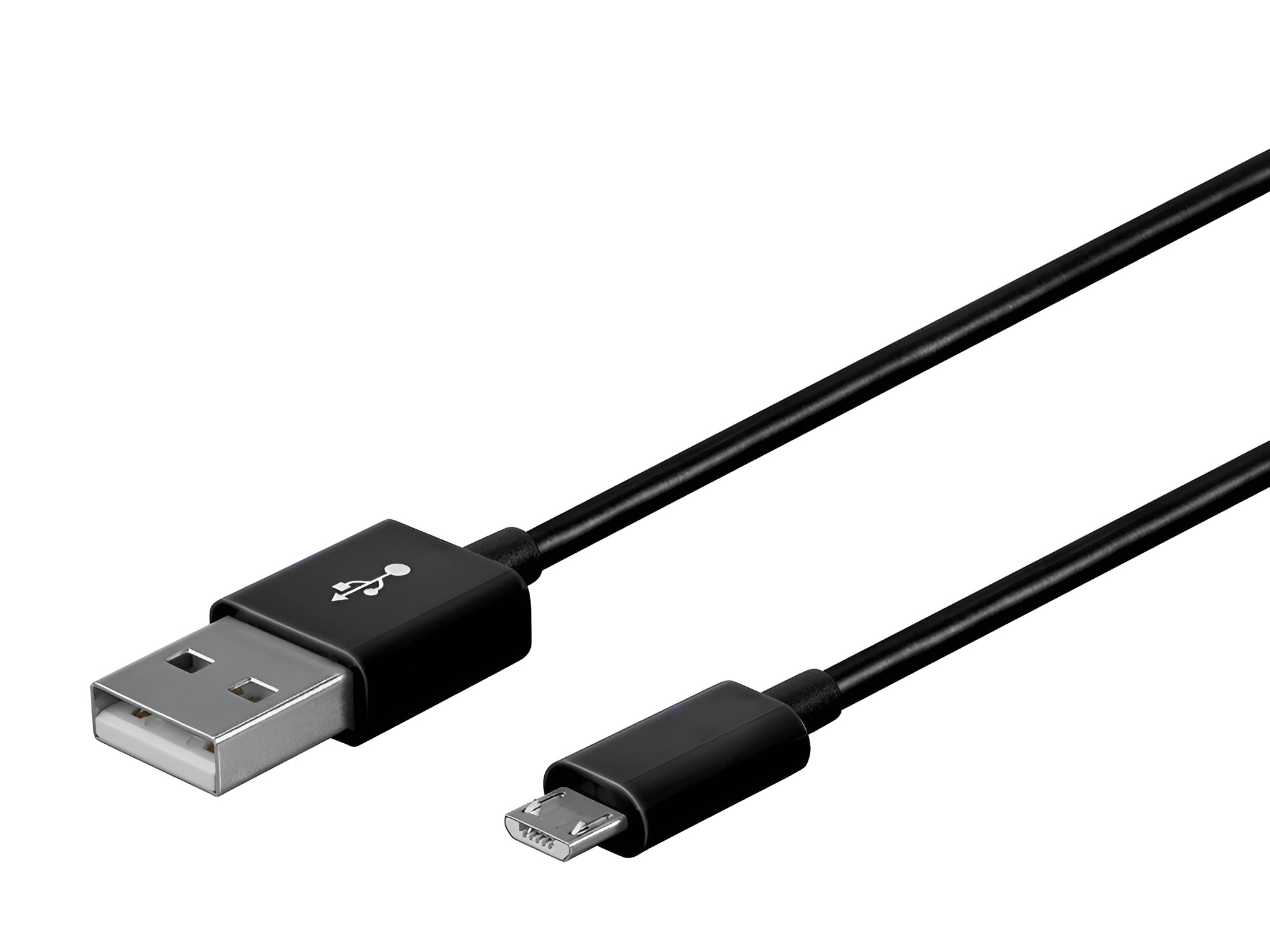 Фото USB кабель microUSB длинный штекер 1 м черный REXANT {18-4268}
