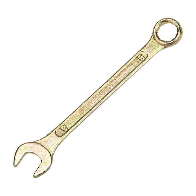 Фото Ключ комбинированный Rexant 13 мм, желтый цинк {12-5808-2}