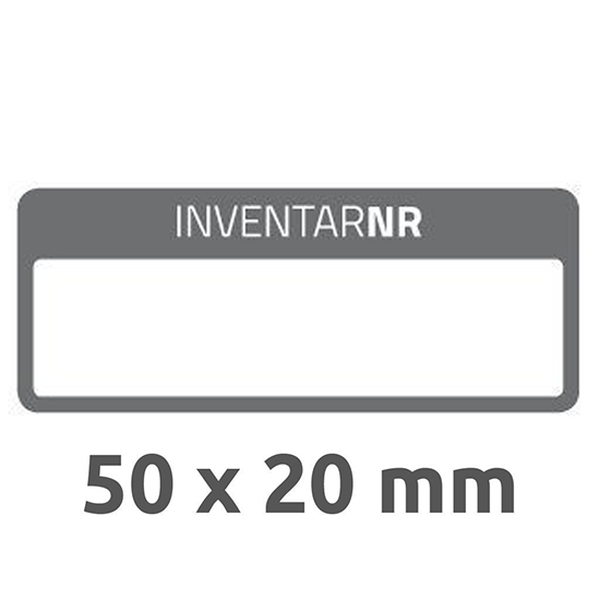 Фото Неотклеивающиеся инвентарные этикетки Avery Zweckform, черная рамка 50x20 мм (10 листов, 50 этикеток, 1 поле) {6917} (3)