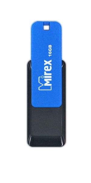 Фото Флеш накопитель 16GB Mirex City, USB 2.0, Синий {13600-FMUCIB16}