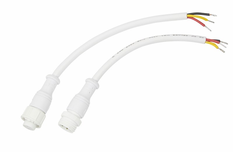 Фото Соединительный кабель Rexant, 3 pin, 3 х 0.5 мм², белый {11-9530} 1 шт