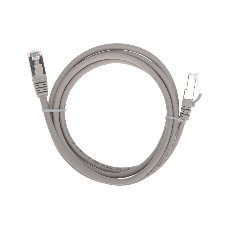 Фото Патч-корд F/UTP, CAT 5e, RJ45-RJ45, 26AWG, LSZH, серый, 1,5м REXANT {02-0110-105}