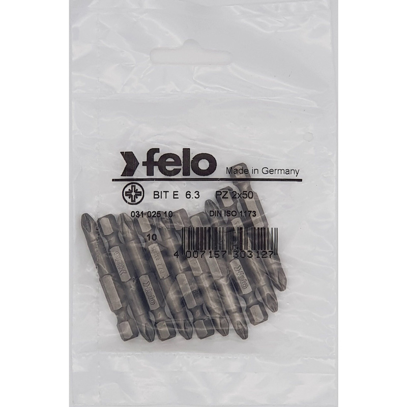 Фото Felo Бита крестовая серия Industrial PZ 2X50, 10 шт 03102510 (1)