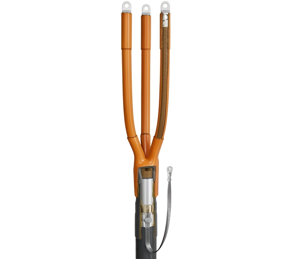 Фото Концевые муфты для кабелей с бумажной изоляцией 3КВТп-10 70/120 мм² (с болтовыми наконечниками) {50116}