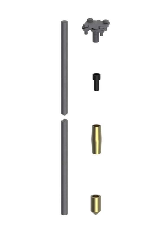 Фото Комплект заземления верт. d16 дл.3м (2х1.5м) DKC {NE1104}